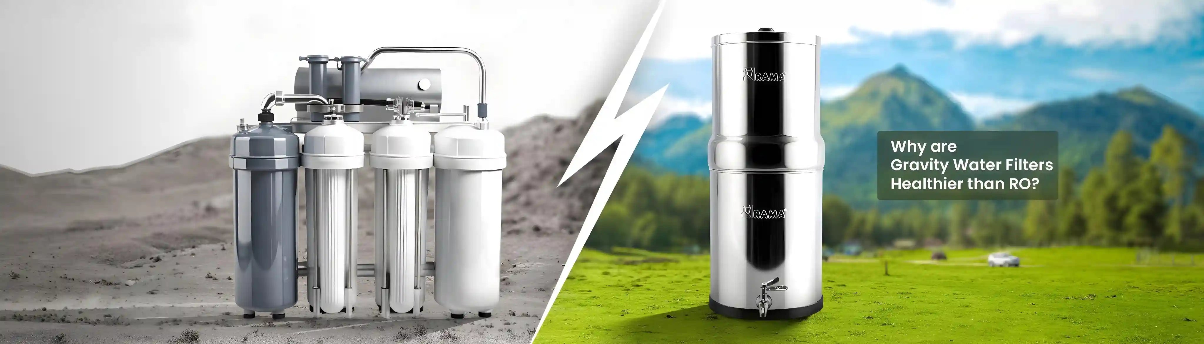Why are Water Filters Healthier than RO?