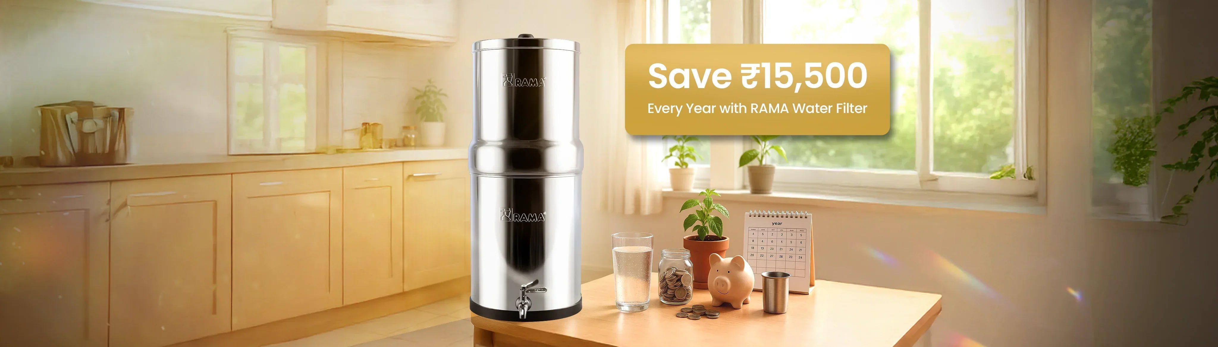 Save ₹15,500 Every Year with RAMA Water Filter
