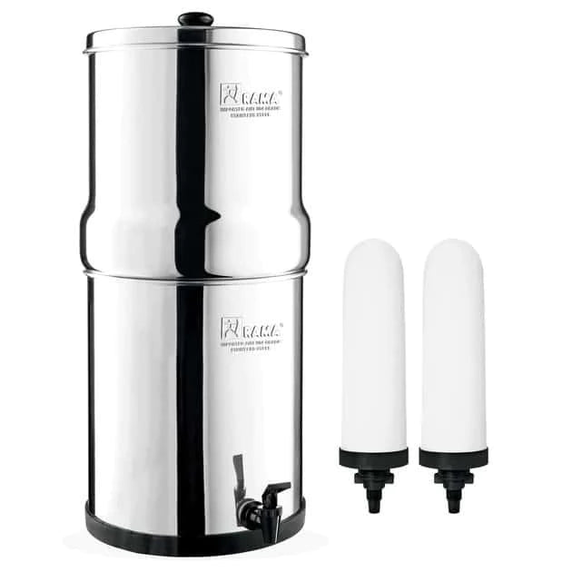 RAMA Gravity Water Filter and Purifier, 10-Year Warranty, 99.99% Bacteria removal
