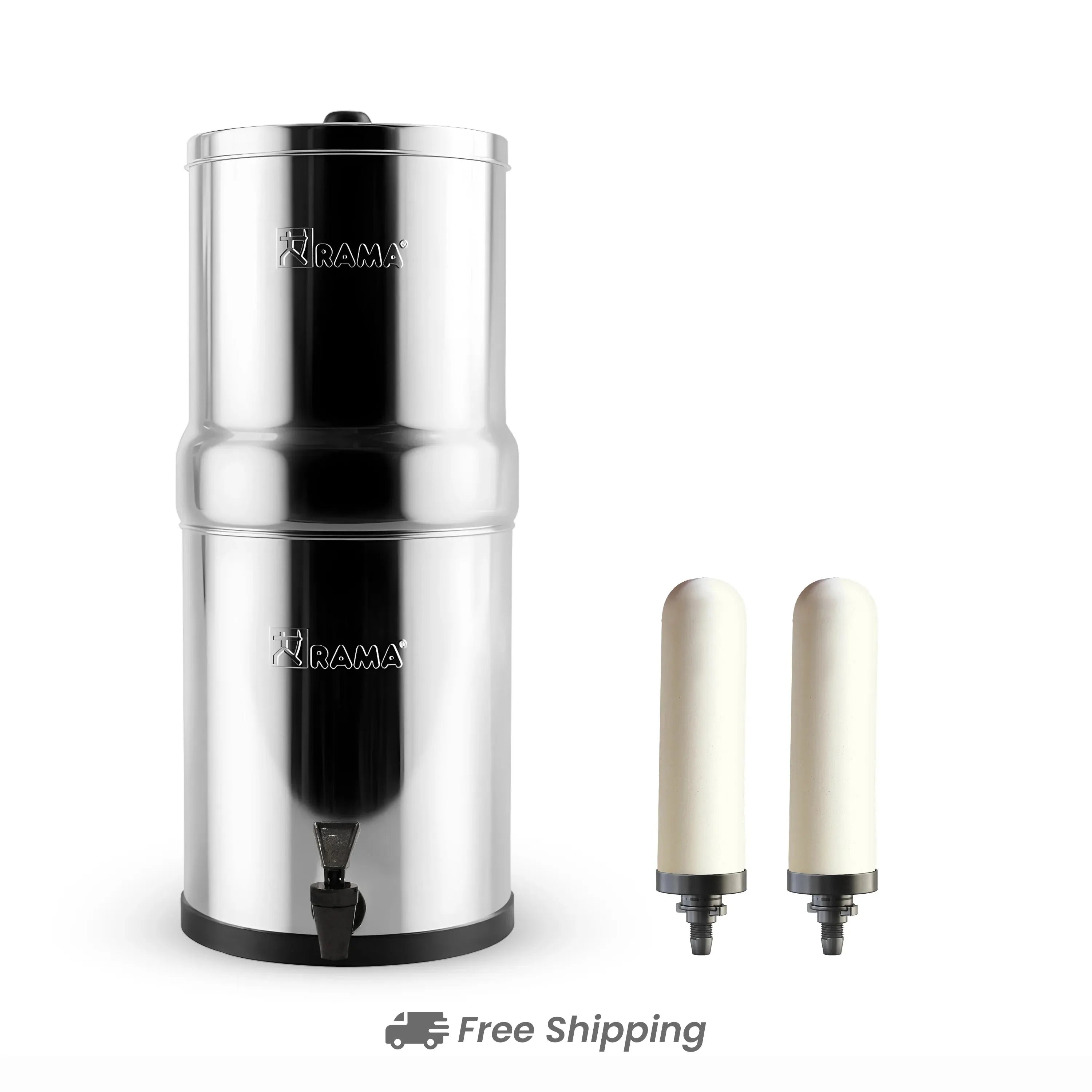 RAMA Gravity Water Filter with Spirit 7"