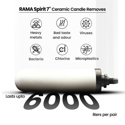 RAMA Gravity Water Filter with Spirit 7"