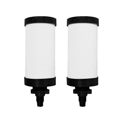 2 pair ceramic candle