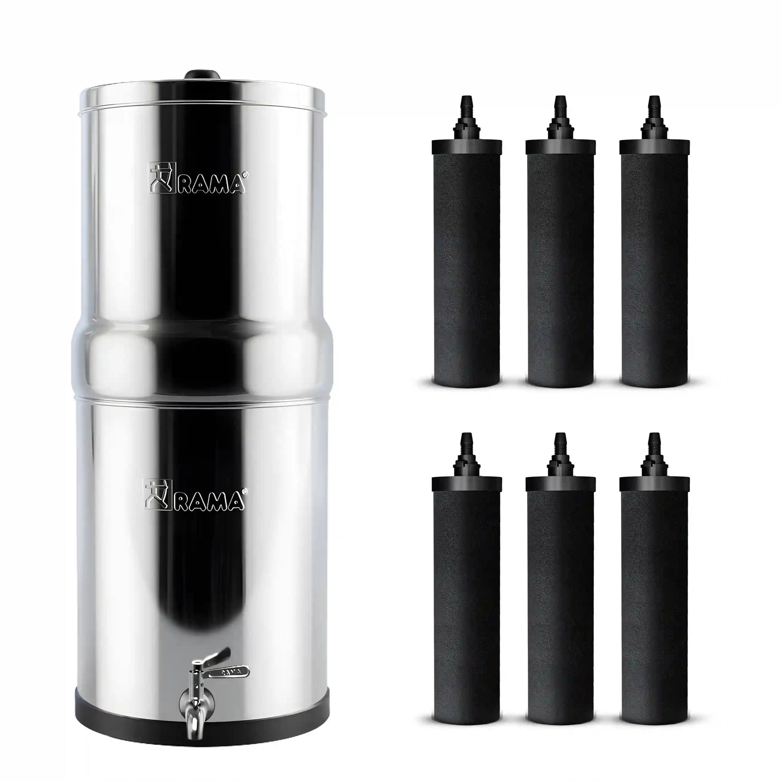 rama carbon gravity filter 3 pair candles