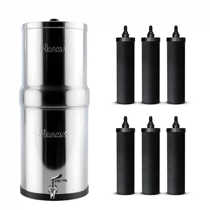 rama carbon gravity filter 3 pair candles